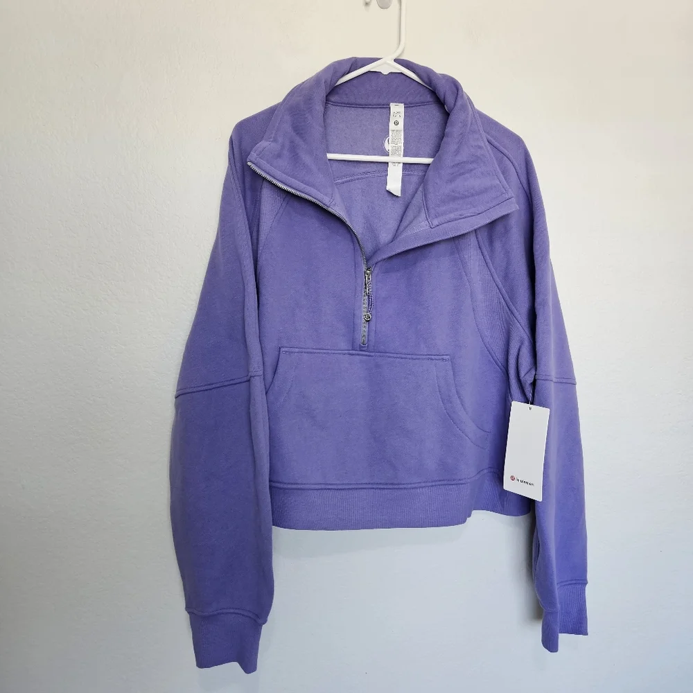 NWT Lululemon | Scuba Oversized Funnel-Neck Half Zip Purple, Womens XL / XXL - Picture 2 of 10